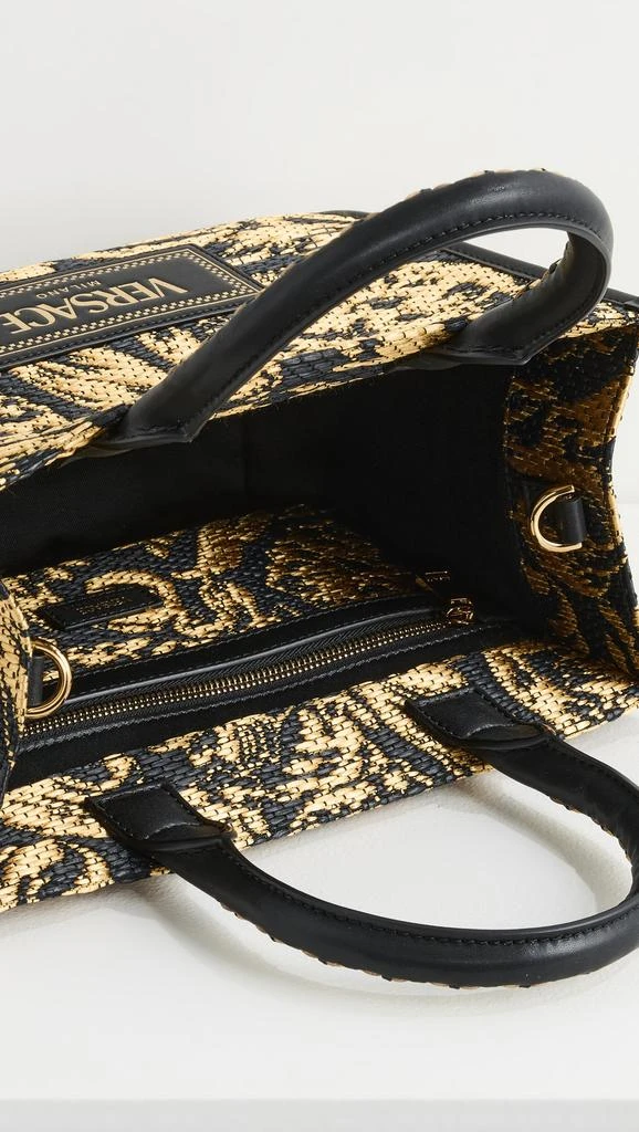 Versace Rafia Barocco Small Tote 5