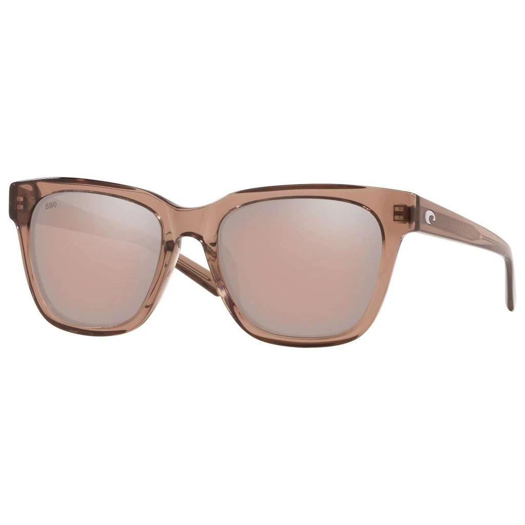 Costa Del Mar Costa del Mar Women's Brown Square Polarized Sunglasses 1