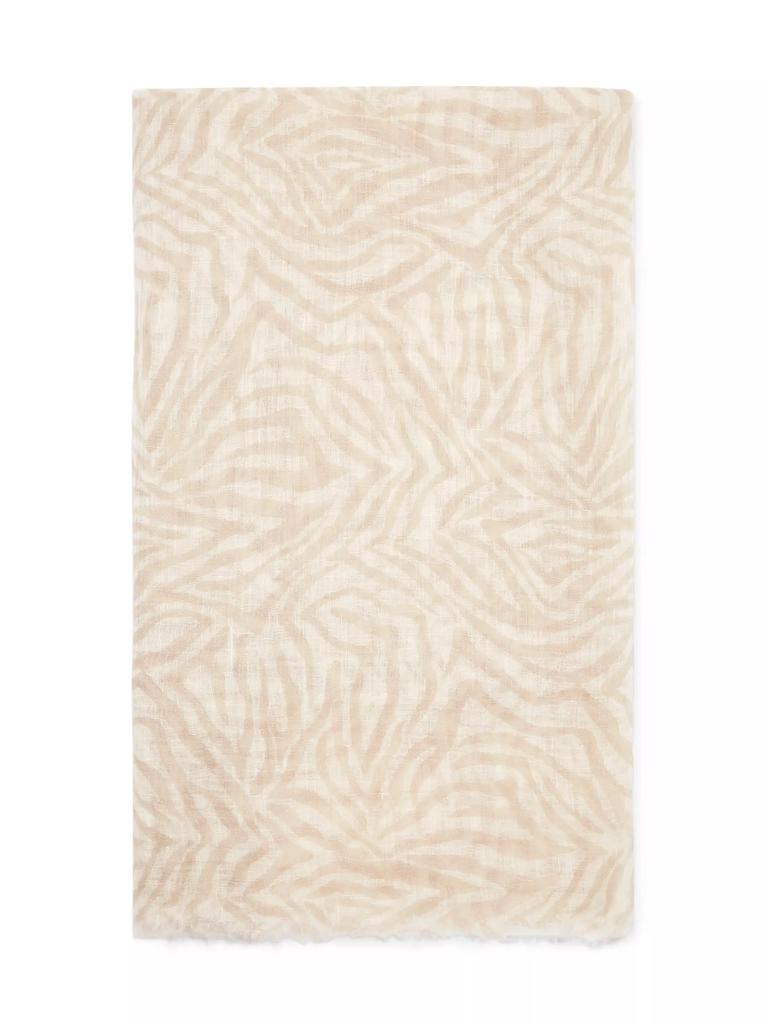 BRUNELLO CUCINELLI Ethnic print linen scarf カシミア Brunello Cucinelli Ethnic Print Linen Scarf | Saks Fifth Avenue