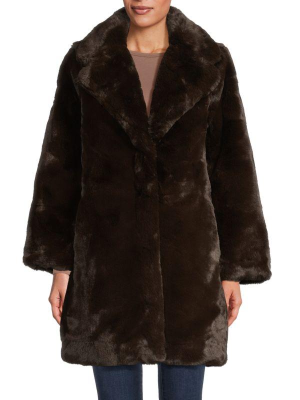 Apparis Stella Faux Fur Coat