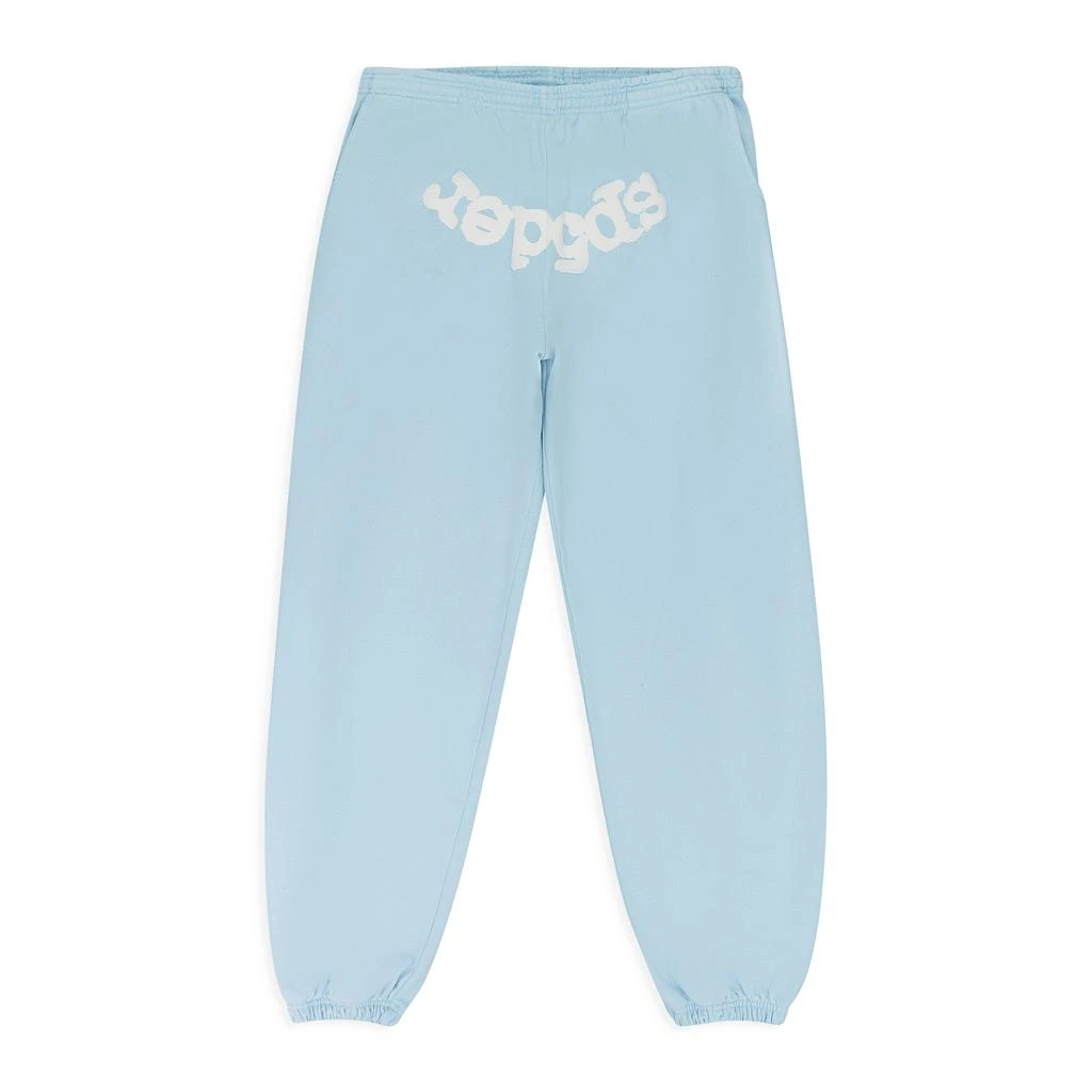 SP5DER LIGHT BLUE CLASSIC SWEATPANTS 1