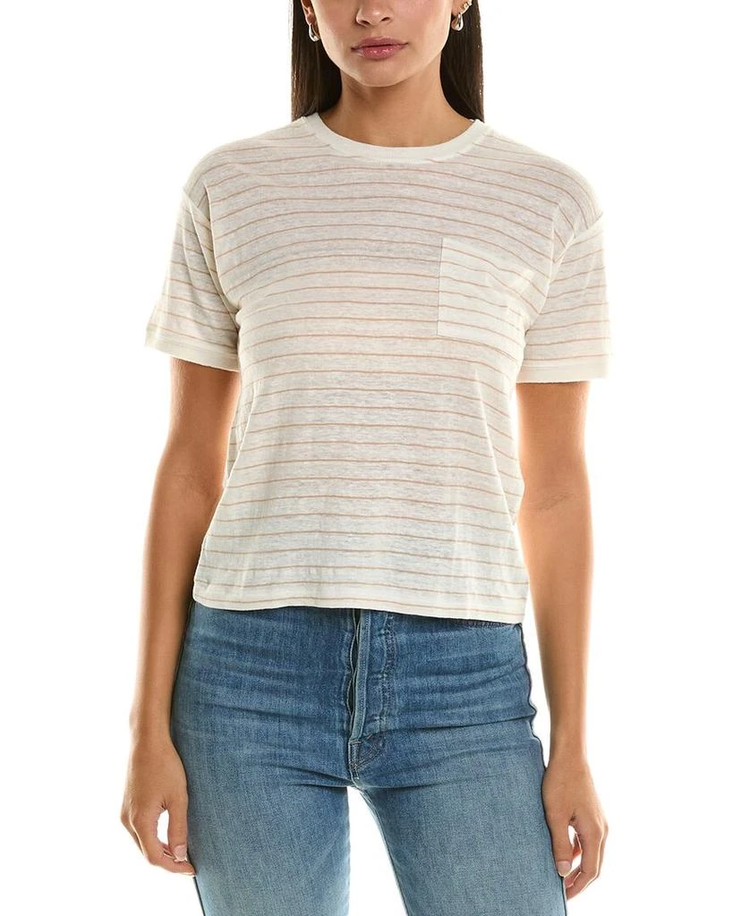FRAME Pocket Linen T-Shirt 1