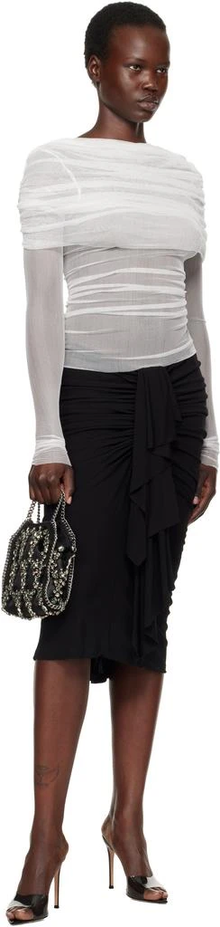 Christopher Esber White Veiled Blouse 4