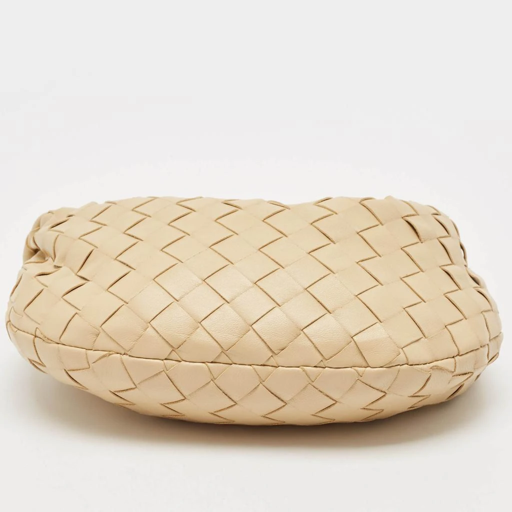 Bottega Veneta Bottega Veneta Beige Intrecciato Suede Mini Jodie Hobo 6