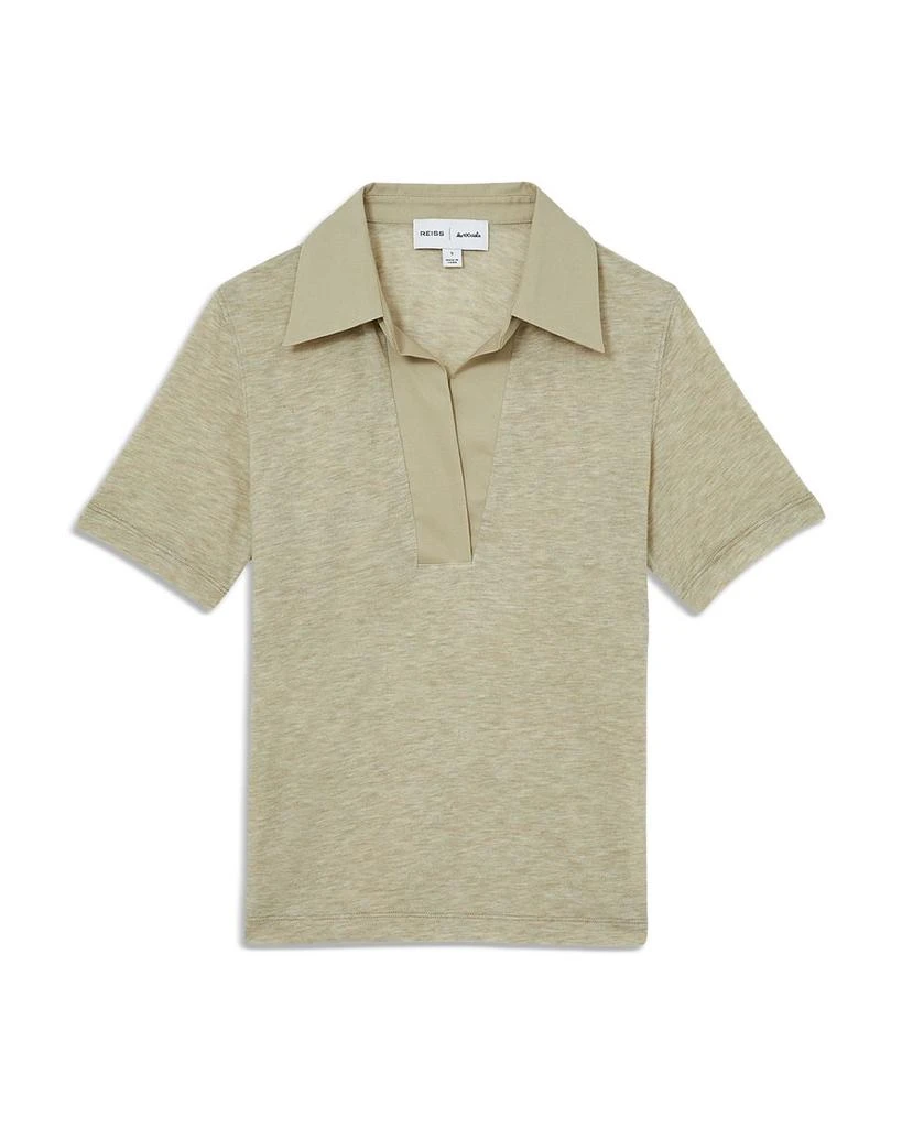 REISS Les 100 Ciels Fitted Polo Top 7