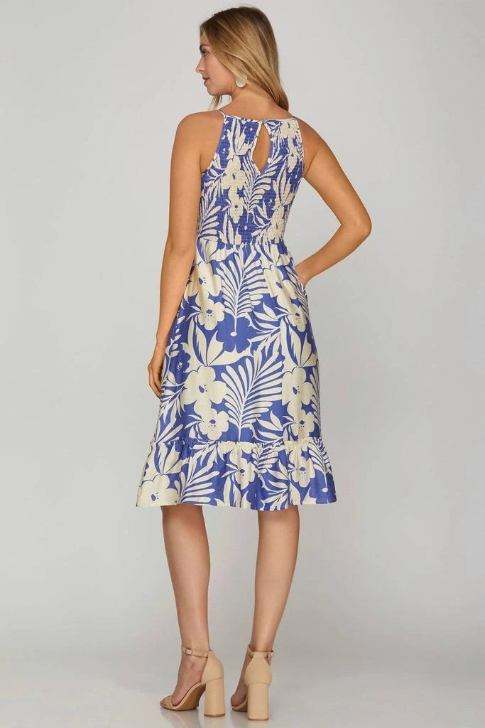 knee length dresses for ladies Dress Casual Midi by She + Sky in Pink, Size: S