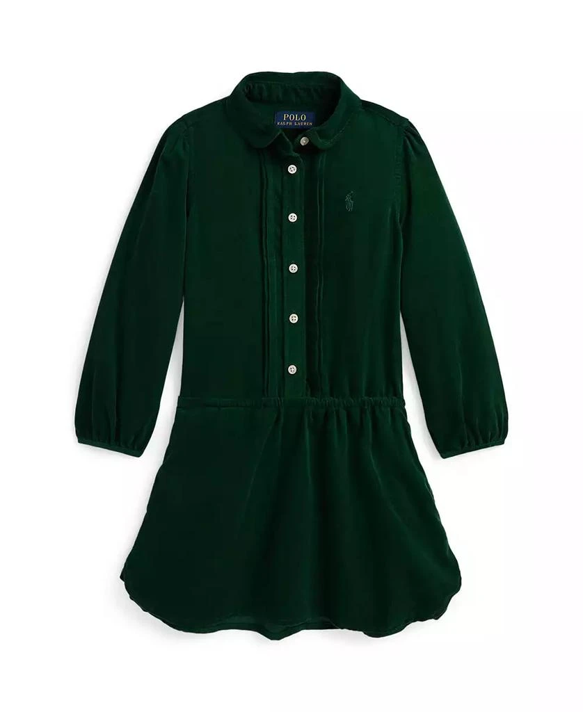 Ralph Lauren Girls
 2T-6X Pintucked Long Sleeves Dress