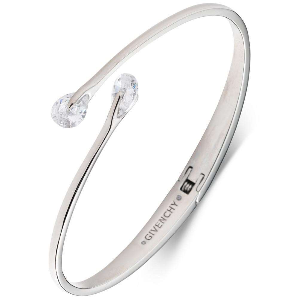 Givenchy Pear-Shape Cubic Zirconia Bypass Bangle Bracelet