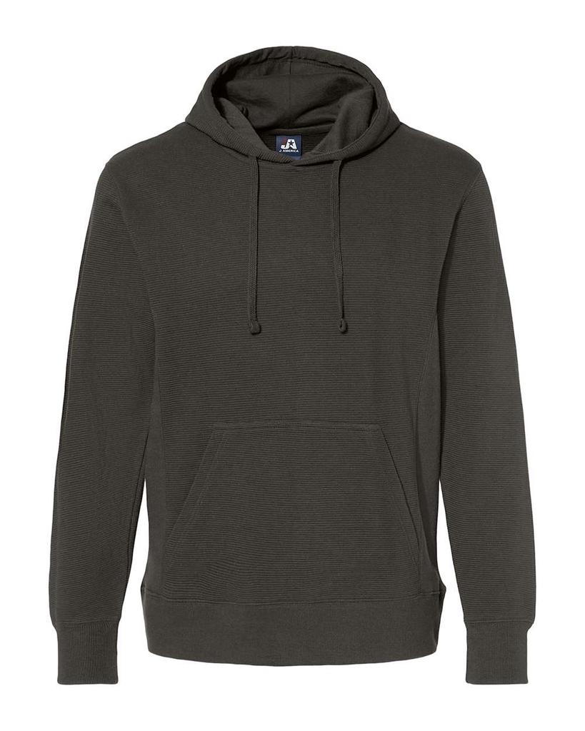 J America Men's Ripple Fleece Hooded Sweatshirt