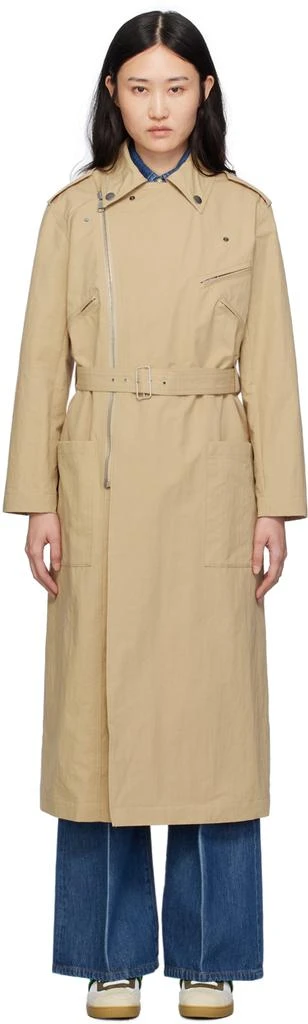 A.P.C. Beige Natacha Ramsay-Levi Edition Madame Recamier Trench Coat 1