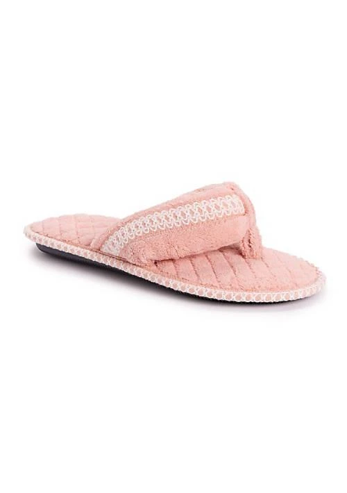 MUK LUKS Luks Womens Darlene Thong Slipper 1