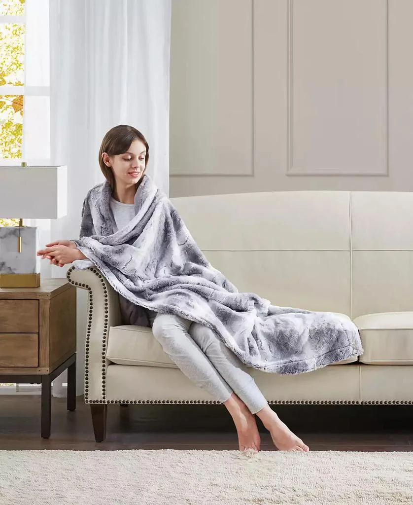Madison Park Zuri Faux-Fur Throw, 50" x 60" 4