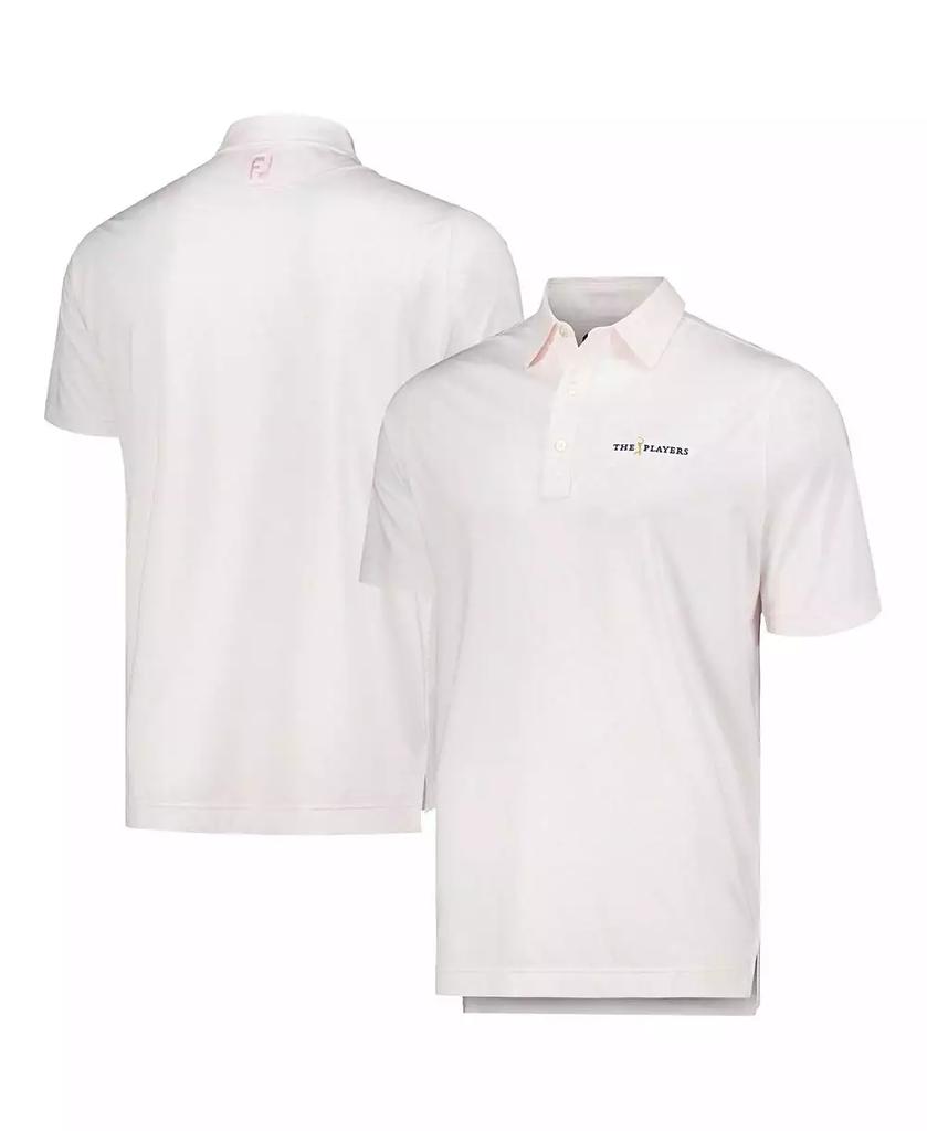 FootJoy Men's Light Pink The Players Painted Floral Lisle ProDry Polo