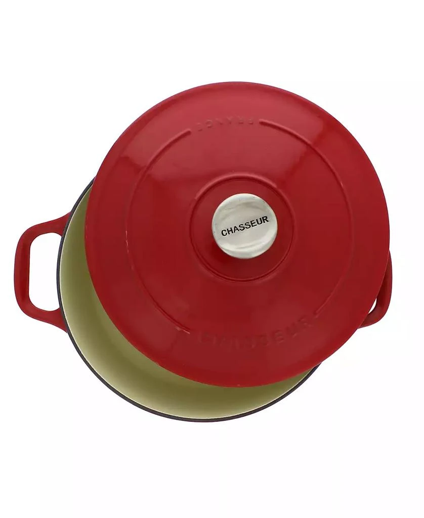 Chasseur French Enameled Cast Iron 6.25 Qt. Round Dutch Oven 2
