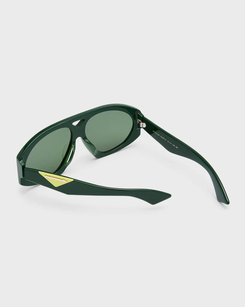 Karen Walker Logo Acetate Aviator Sunglasses 2