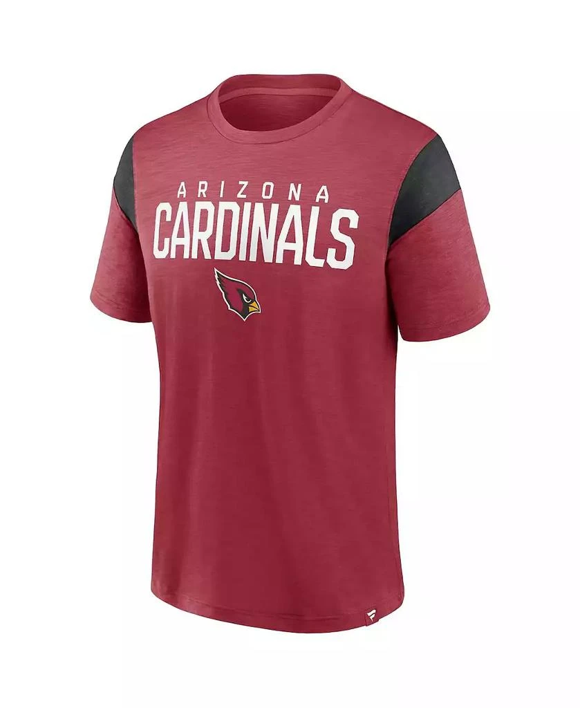 Fanatics Men's Cardinal, Black Arizona Cardinals Home Stretch Team T-shirt 3