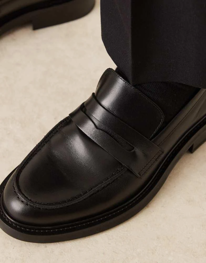 ARKET real leather premium formal loafer shoes in Black