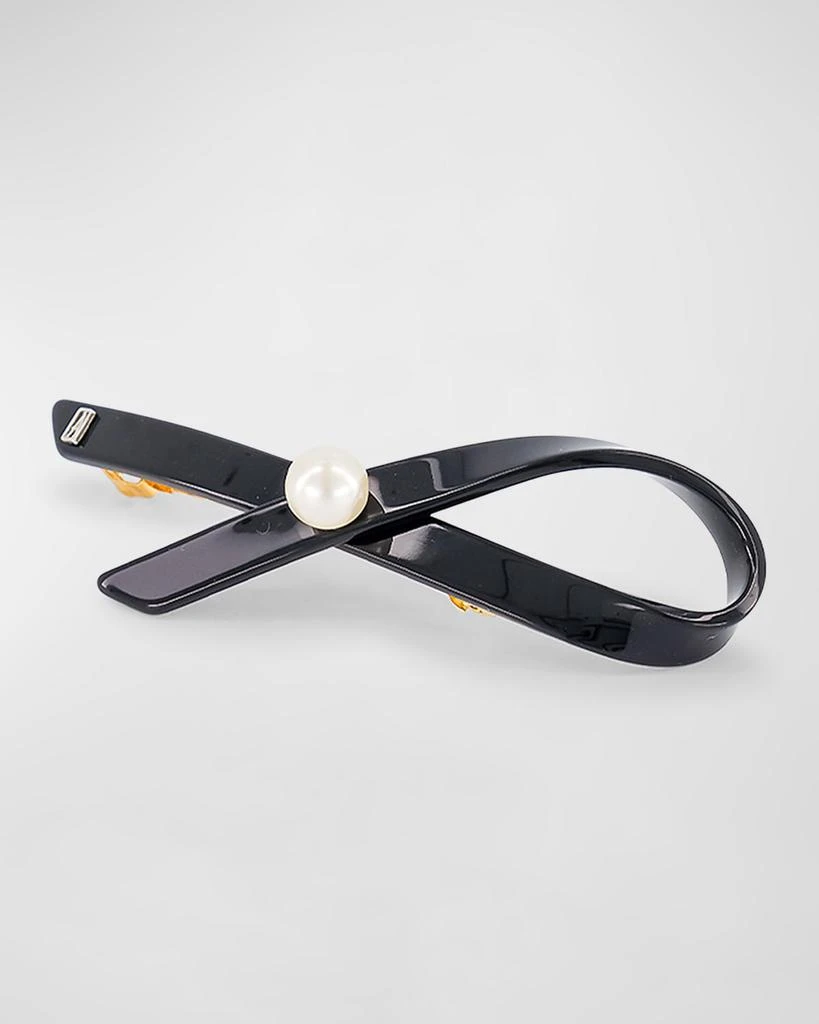 Alexandre de Paris Pearly Ribbon Barrette 3