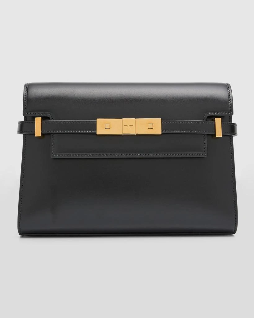 Yves Saint Laurent Manhattan Small Shoulder Bag in Smooth Leather 1