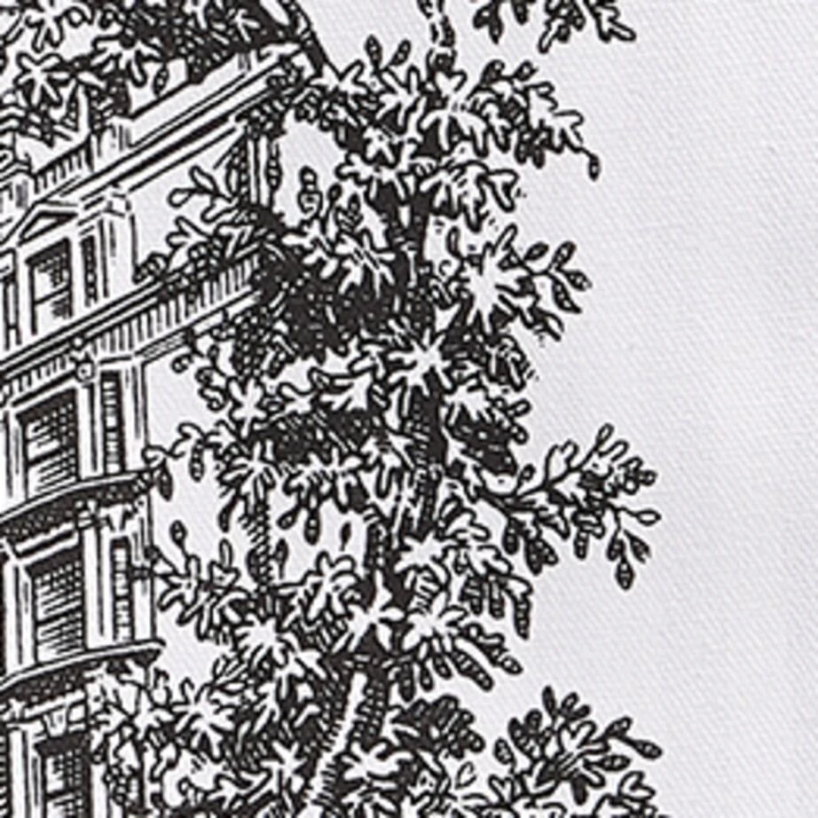 Harrods Toile Building Illustration Shopper Bag 7