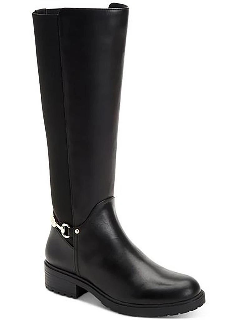 Barnibee Womens Faux Leather Riding Knee-High Boots – On Sale Now