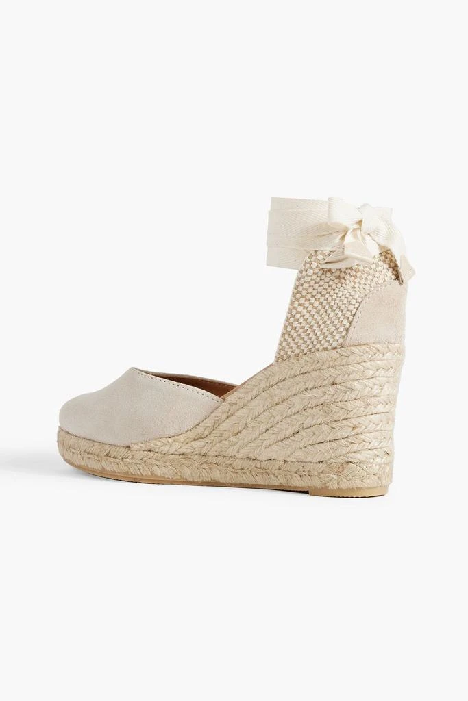 LAST STUDIO Leda suede wedge espadrilles 3
