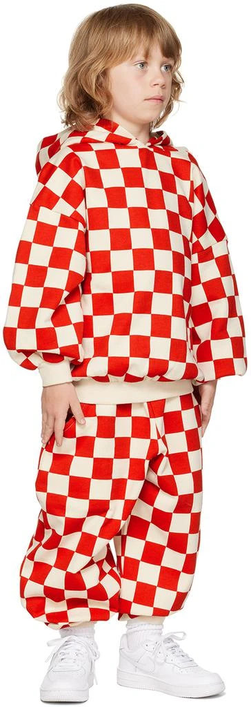 même. SSENSE Exclusive Kids Off-White & Red Lounge Pants 4