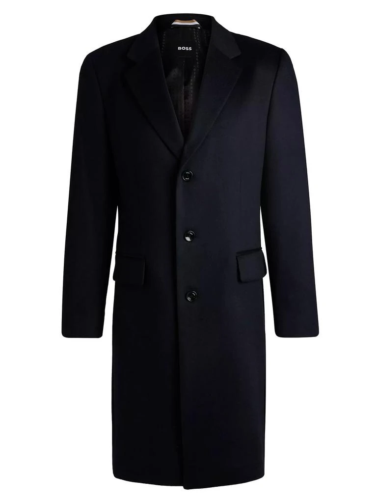 Hugo Boss Slim-Fit Coat in Cashmere 1