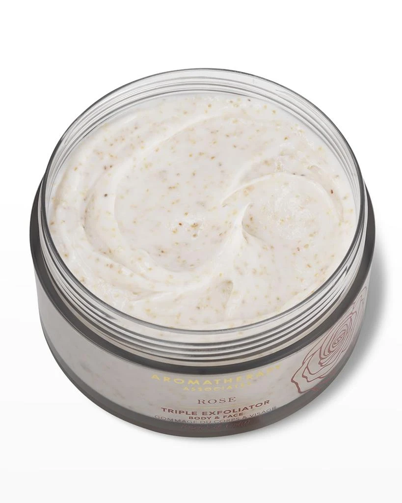 Aromatherapy Associates Rose Triple Exfoliator, 200mL/ 6.76 oz. 2