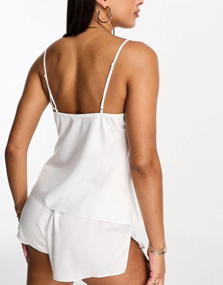 Ann Summers Ann Summers Cerise satin cami set in ivory 4