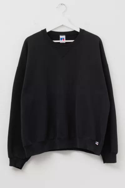 Russell Athletic Vintage 1990s Russell Athletic Black V-Stitch Crewneck Sweatshirt