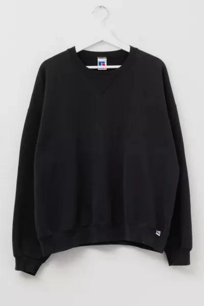 Russell Athletic Vintage 1990s Russell Athletic Black V-Stitch Crewneck Sweatshirt 1