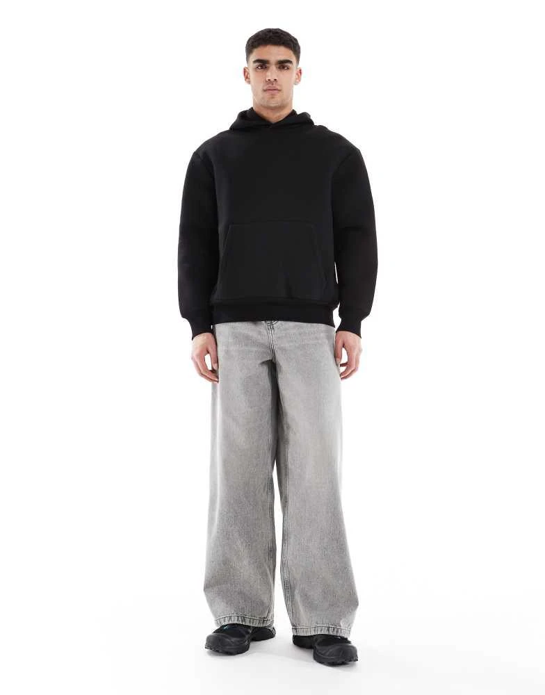 ASOS ASOS DESIGN super baggy fit jeans in vintage grey wash 1
