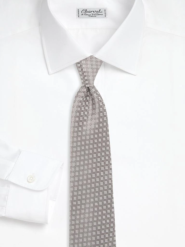 Charvet Mini Medallion Chain Silk Jacquard Tie 2