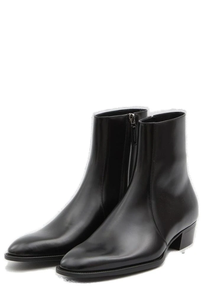 Yves Saint Laurent Saint Laurent Roman Zip-Up Ankle Boots 3