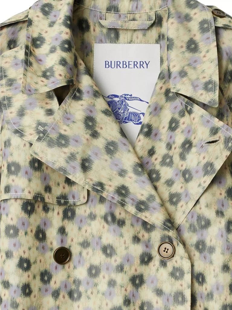 Burberry Floral Belted Trench Coat 7