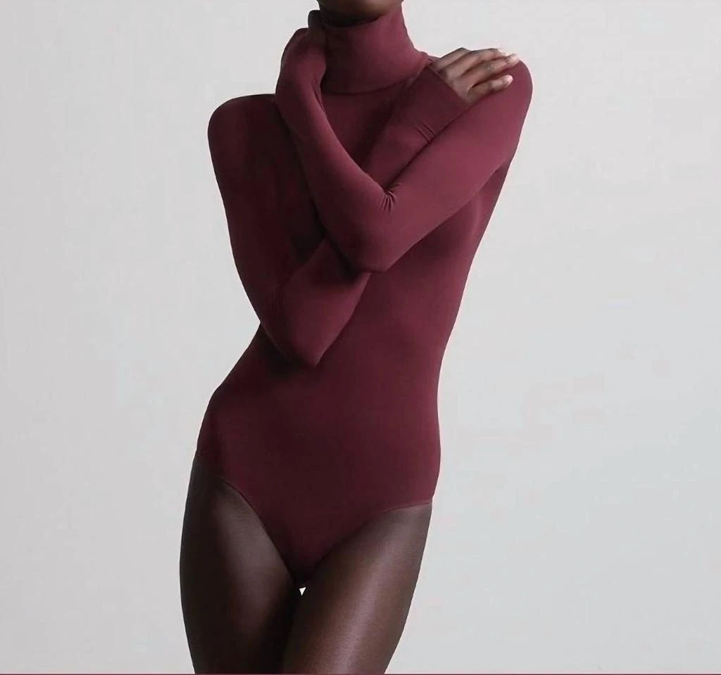 Commando Commando - Ballet Long Sleeve Turtleneck Bodysuit