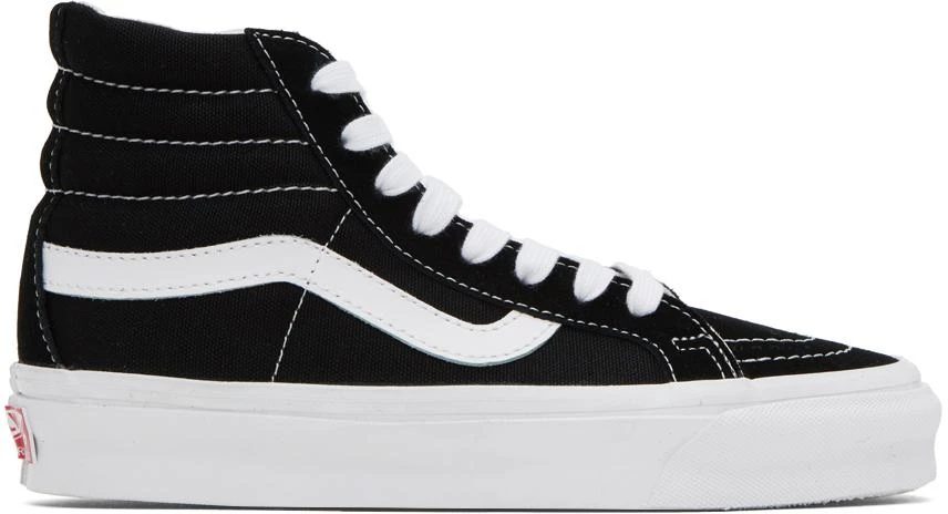 Vans Black OG Sk8-Hi LX Sneakers 1