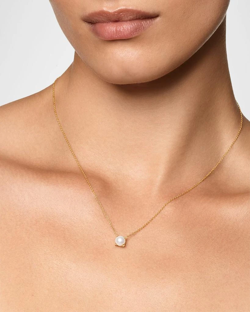 David Yurman Pearl Classics Necklace with Diamonds in 18K Gold, 6.5mm 2