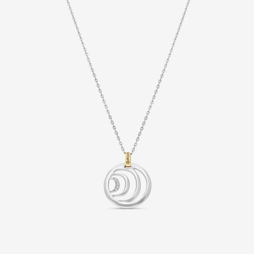 Damiani Damiani 18K Whıte Gold Diamond Pendant Necklace 20023976-copy