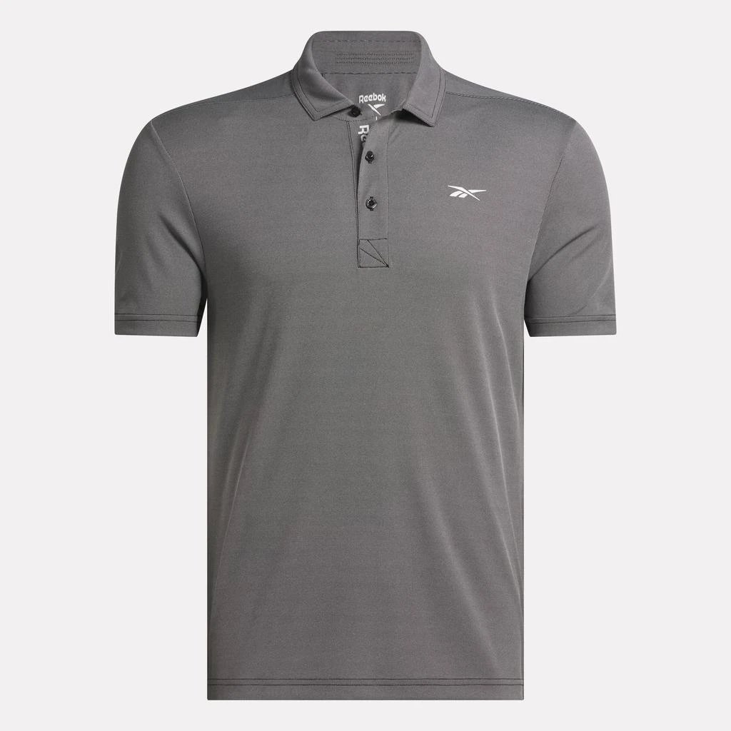 Reebok Men
s Short Sleeve Oxford Knit Pique Polo Shirt 5