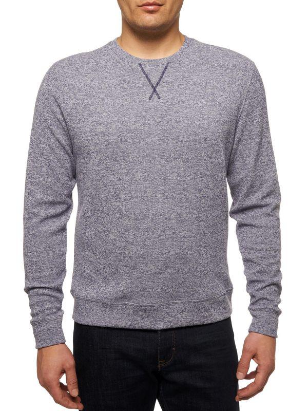 Robert Graham Bassi Double-Knit Crewneck Sweatshirt