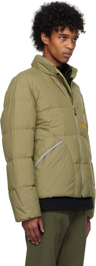 NANGA Khaki Mazeno Ridge Down Jacket