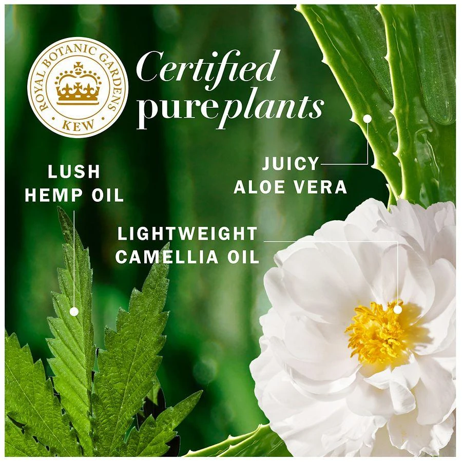 Herbal Essences Hemp Oil Sulfate Free Shampoo, Frizz Control Fresh Florals, Tropical Fruits, And Vanilla 3