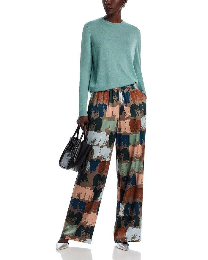 Lafayette 148 New York Riverside Silk Pants 2