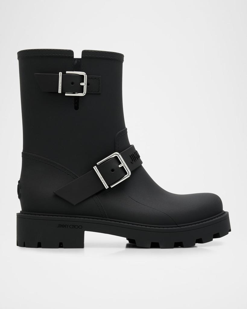 Jimmy Choo Biker TPU Mid-Calf Rain Boots