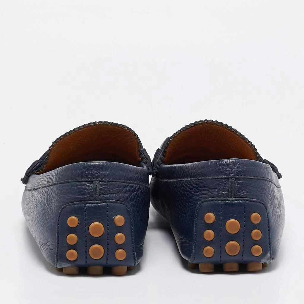 Gucci Gucci Navy Blue Leather Horsebit Loafers Size 42.5 5