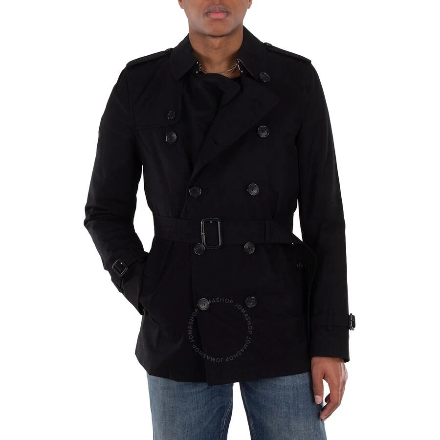 Burberry Men's Heritage Black Kensinton Short Trench 1