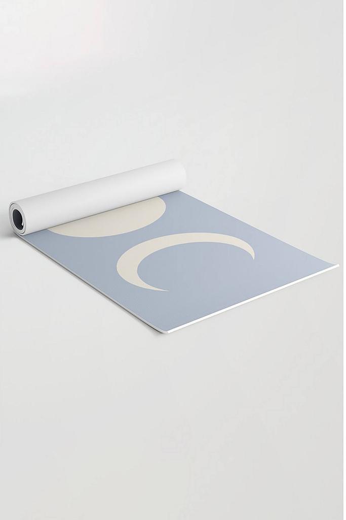 DENY Designs Colour Poems For Deny Moon Minimalism Yoga Mat