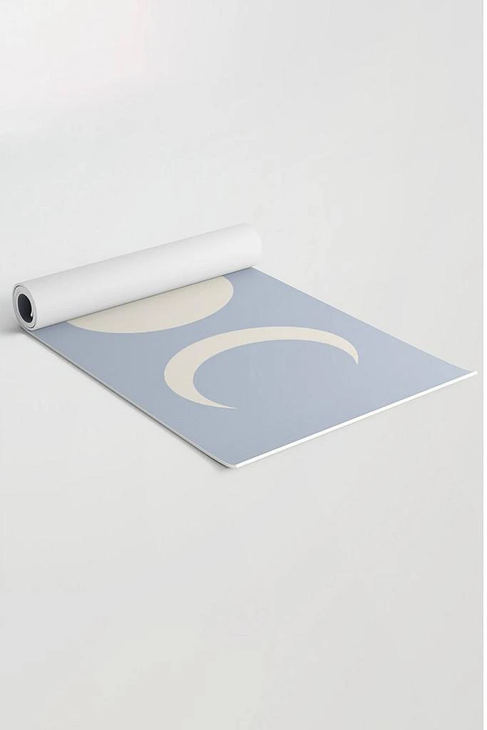 DENY Designs Colour Poems For Deny Moon Minimalism Yoga Mat 2